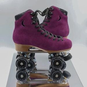 Vibrant Purple Women's Roller Skates